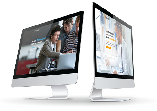 Image of Asseco Advisory Bankig Platform on a desktop.